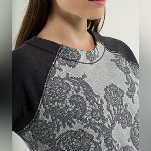 Lululemon Fleet Street Pullover in Black / White / Heathered Black / Soot Size L